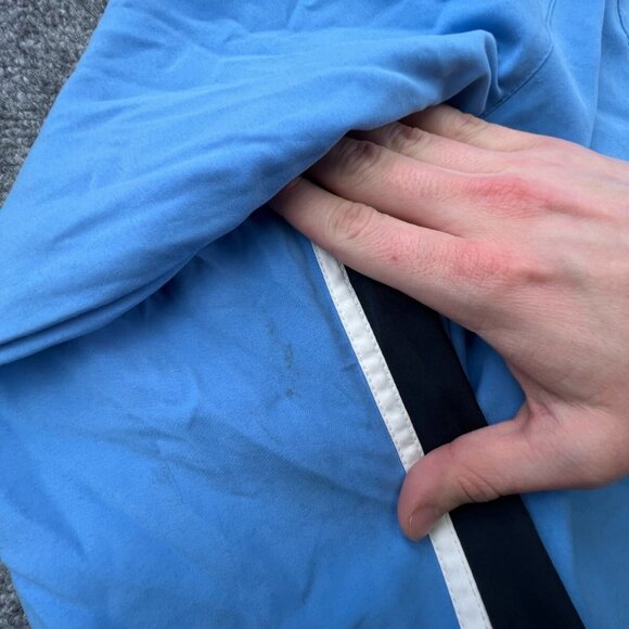 Nike Jacket Girls Sz L 12-14 Baby Blue Windbreaker Track Zip Up Long Sleeve VTG - Picture 10 of 11